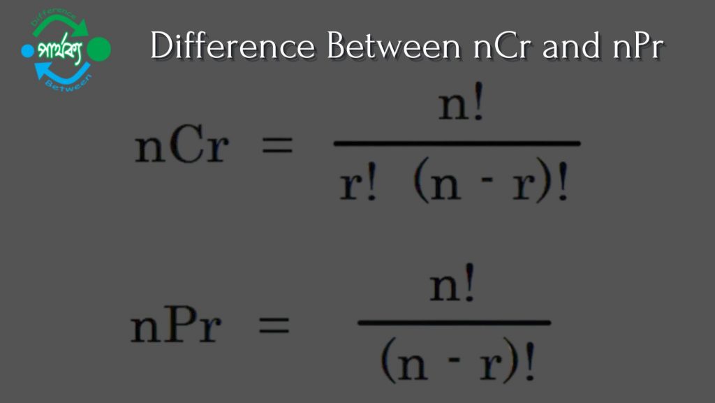 nCr and nPr